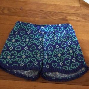 Children’s green and blue shorts